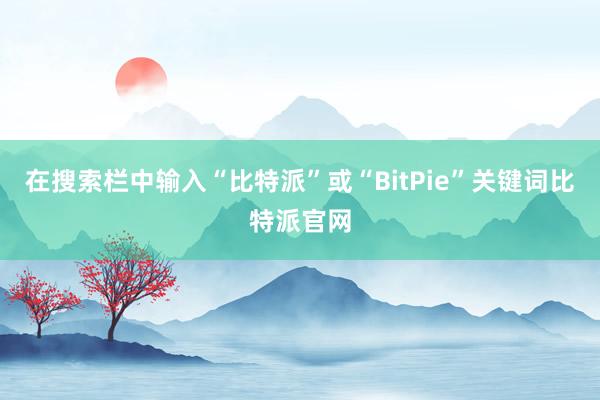 在搜索栏中输入“比特派”或“BitPie”关键词比特派官网